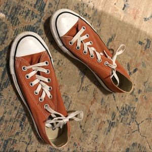 Burnt orange Converse